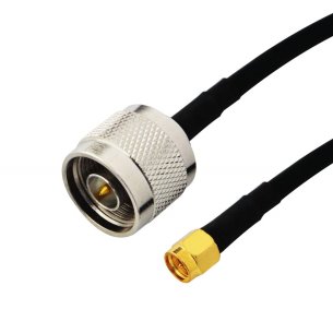 Low-Loss Coaxial Extension Cable (50 Ohm) SMA Male to N